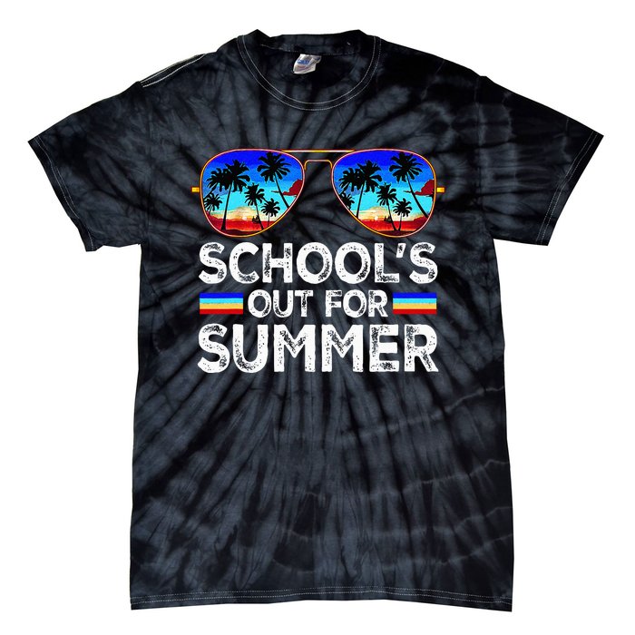 Last Day Of School Schools Out For Summer Tie-Dye T-Shirt