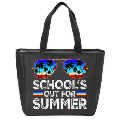 Last Day Of School Schools Out For Summer Zip Tote Bag