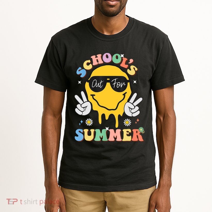 Last Day Of School Schools Out For Summer Teacher Tall T-Shirt