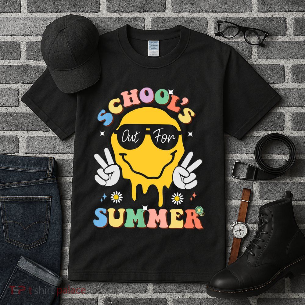 Last Day Of School Schools Out For Summer Teacher Tall T-Shirt