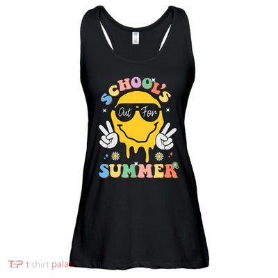 Last Day Of School Schools Out For Summer Teacher Ladies Essential Flowy Tank