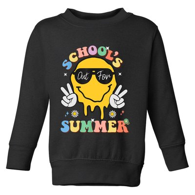 Last Day Of School Schools Out For Summer Teacher Toddler Sweatshirt