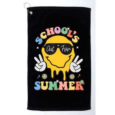 Last Day Of School Schools Out For Summer Teacher Golf Towel