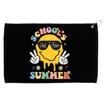 Last Day Of School Schools Out For Summer Teacher Grommeted Golf Towel