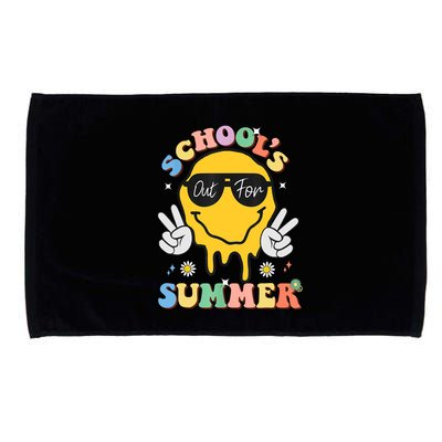 Last Day Of School Schools Out For Summer Teacher Microfiber Hand Towel