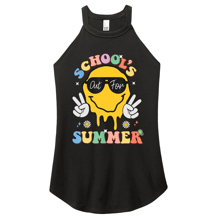 Last Day Of School Schools Out For Summer Teacher Women's Perfect Tri Rocker Tank