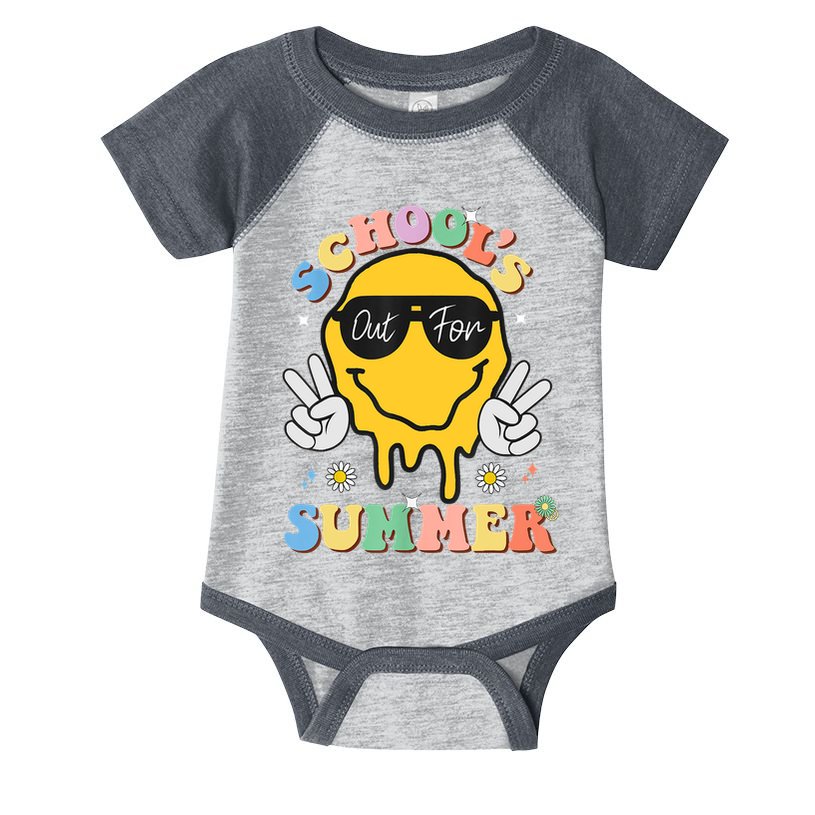 Last Day Of School Schools Out For Summer Teacher Infant Baby Jersey Bodysuit
