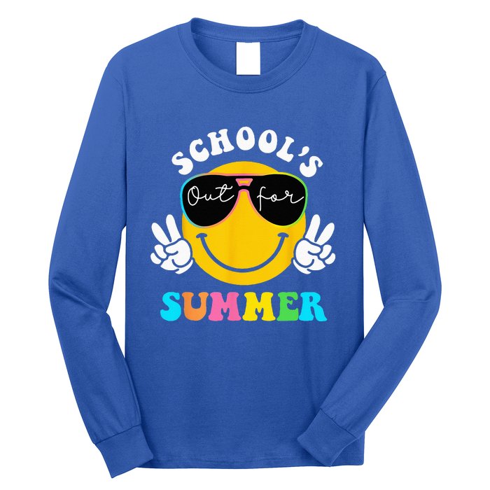 Last Day Of School Teacher Schools Out For Summer Student Long Sleeve Shirt