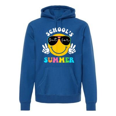 Last Day Of School Teacher Schools Out For Summer Student Premium Hoodie