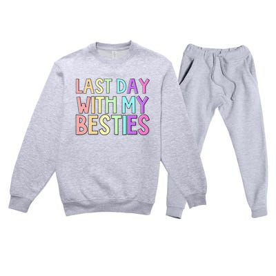 Last Day Of School Premium Crewneck Sweatsuit Set