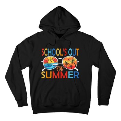 Last Day Of School Retro Schools Out For Summer Teacher Hoodie