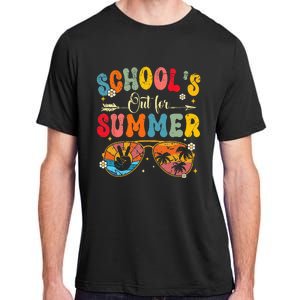 Last Day Of Schools Out For Summer Vacation Teachers Adult ChromaSoft Performance T-Shirt