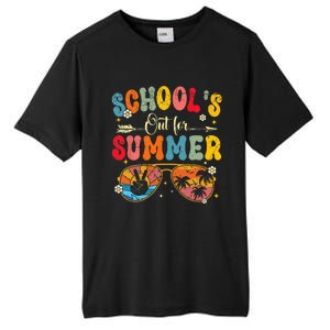 Last Day Of Schools Out For Summer Vacation Teachers Tall Fusion ChromaSoft Performance T-Shirt