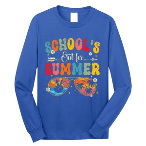 Last Day Of Schools Out For Summer Vacation Teachers Long Sleeve Shirt