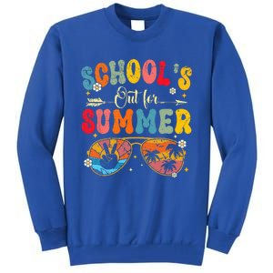 Last Day Of Schools Out For Summer Vacation Teachers Tall Sweatshirt