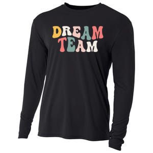 Last Day Of School Back To School Dream Team Teacher Cooling Performance Long Sleeve Crew