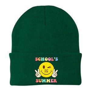 Last Day Of School Schools Out For Summer Teacher Knit Cap Winter Beanie