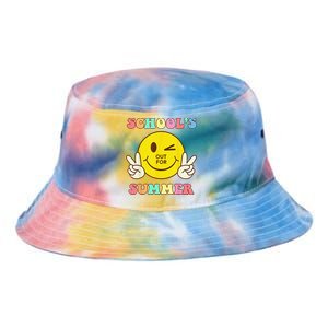 Last Day Of School Schools Out For Summer Teacher Tie Dye Newport Bucket Hat