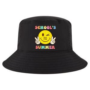 Last Day Of School Schools Out For Summer Teacher Cool Comfort Performance Bucket Hat