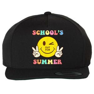 Last Day Of School Schools Out For Summer Teacher Wool Snapback Cap