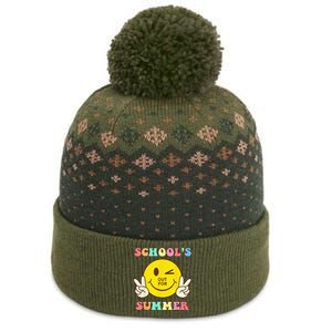 Last Day Of School Schools Out For Summer Teacher The Baniff Cuffed Pom Beanie