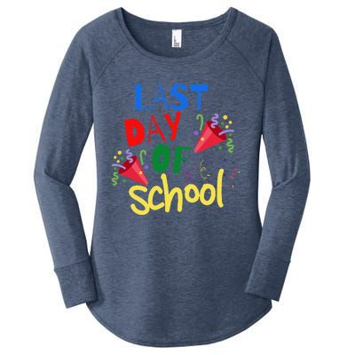 Last Day Of School Celebration Gift Women's Perfect Tri Tunic Long Sleeve Shirt