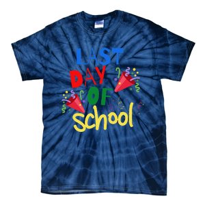 Last Day Of School Celebration Gift Tie-Dye T-Shirt