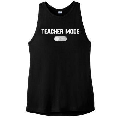 Last Day Of School Design For Teachers Ladies PosiCharge Tri-Blend Wicking Tank