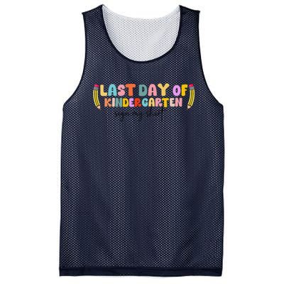 Last Day Of Kindergarten Sign My Funny Sign My Mesh Reversible Basketball Jersey Tank