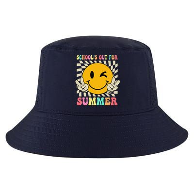 Last Day Of School Schools Out For Summer Teacher Cool Comfort Performance Bucket Hat