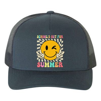 Last Day Of School Schools Out For Summer Teacher Yupoong Adult 5-Panel Trucker Hat