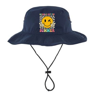 Last Day Of School Schools Out For Summer Teacher Legacy Cool Fit Booney Bucket Hat