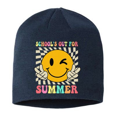 Last Day Of School Schools Out For Summer Teacher Sustainable Beanie