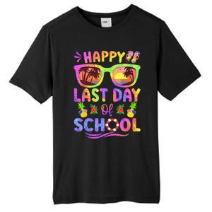 Last Day Of School Schools Out For Summer Teacher Tall Fusion ChromaSoft Performance T-Shirt