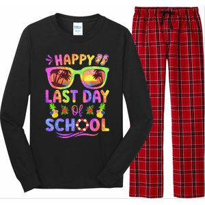 Last Day Of School Schools Out For Summer Teacher Long Sleeve Pajama Set