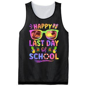 Last Day Of School Schools Out For Summer Teacher Mesh Reversible Basketball Jersey Tank