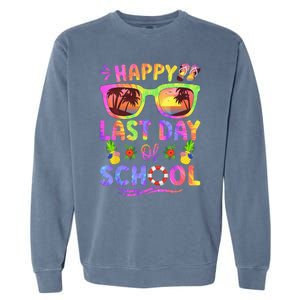 Last Day Of School Schools Out For Summer Teacher Garment-Dyed Sweatshirt