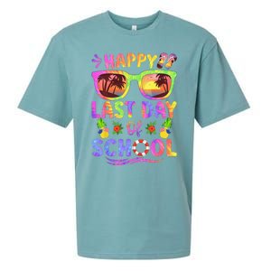 Last Day Of School Schools Out For Summer Teacher Sueded Cloud Jersey T-Shirt