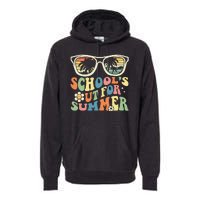 Last Day Of School Graduation Groovy Schools Out For Summer Premium Hoodie