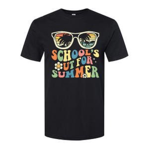 Last Day Of School Graduation Groovy Schools Out For Summer Softstyle CVC T-Shirt