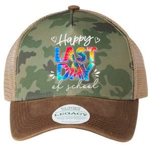 Last Day Of School Tie Dye School Graduation Gifts Legacy Tie Dye Trucker Hat