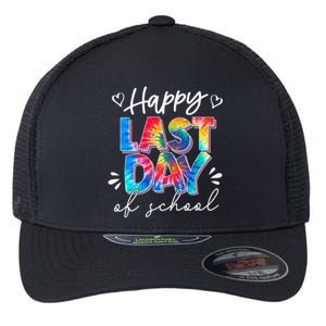 Last Day Of School Tie Dye School Graduation Gifts Flexfit Unipanel Trucker Cap