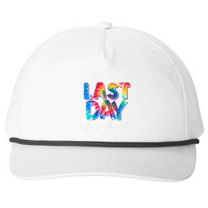 Last Day Of School Tie Dye School Graduation Gifts Snapback Five-Panel Rope Hat