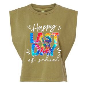 Last Day Of School Tie Dye School Graduation Gifts Garment-Dyed Women's Muscle Tee