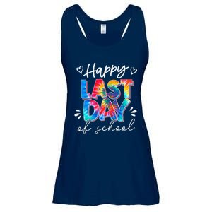 Last Day Of School Tie Dye School Graduation Gifts Ladies Essential Flowy Tank