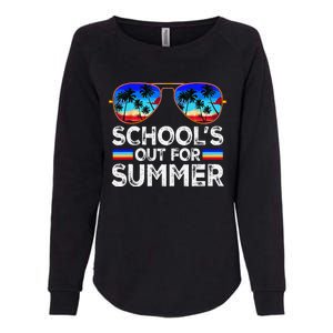 Last Day Of School Schools Out For Summer Teacher Boy Womens California Wash Sweatshirt