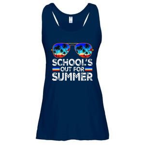 Last Day Of School Schools Out For Summer Teacher Boy Ladies Essential Flowy Tank