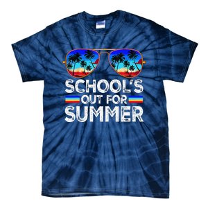 Last Day Of School Schools Out For Summer Teacher Boy Tie-Dye T-Shirt