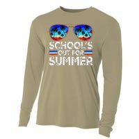 Last Day Of School Schools Out For Summer Teacher Boy Cooling Performance Long Sleeve Crew