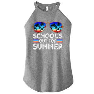 Last Day Of School Schools Out For Summer Teacher Boy Women's Perfect Tri Rocker Tank